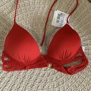 La Perla Red Bikini Top